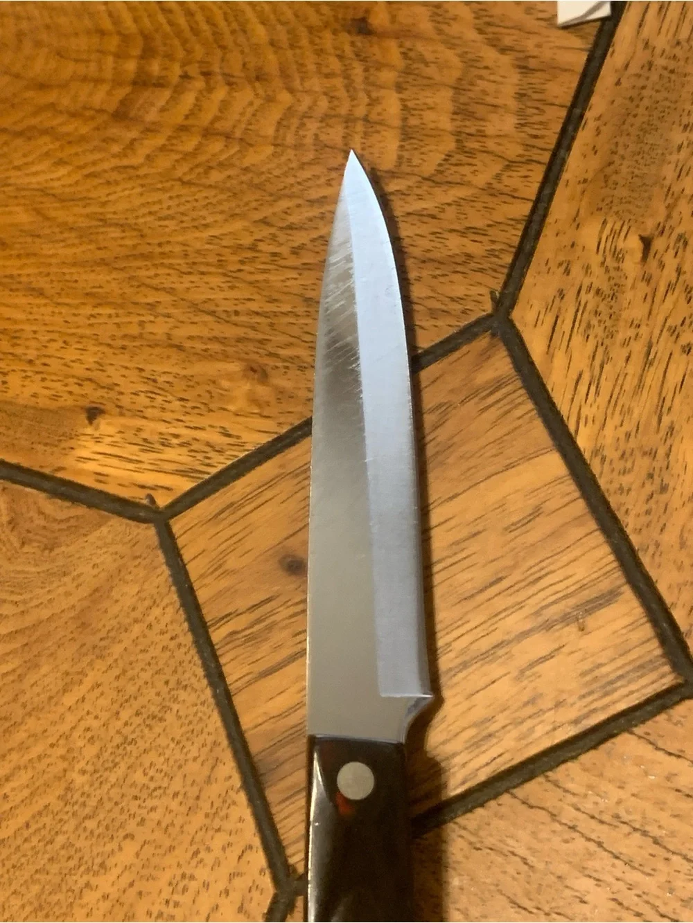 Cutco 2120 KF Paring Knife 4” Blade Classic Black Handle Made in USA